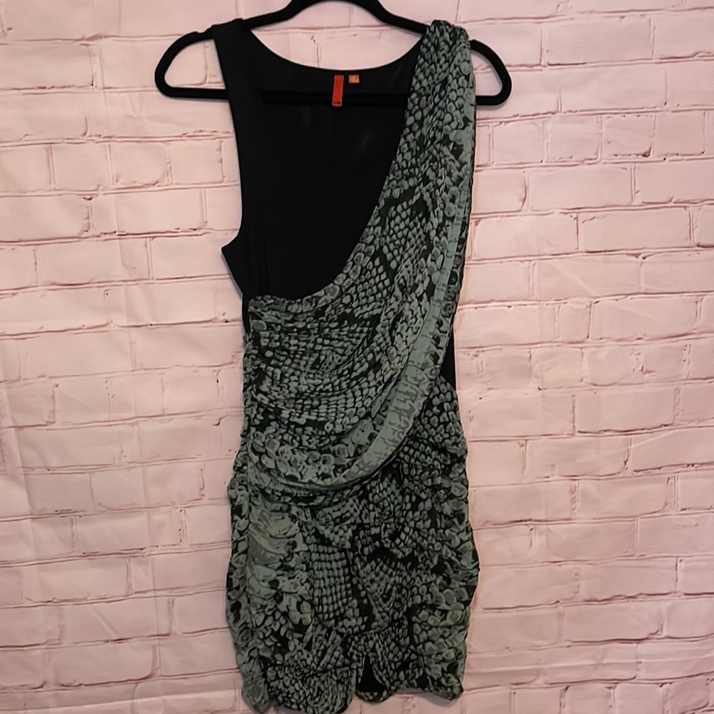 Saks Fifth Avenue 5/48 snake print tank dress